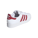 Adidas Tennis Shoe - Superstar II - White / Red