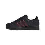 Adidas Tennis Shoe - Superstar II - Black / Red
