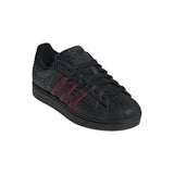 Adidas Tennis Shoe - Superstar II - Black / Red