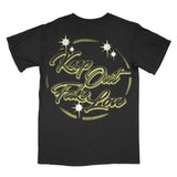 Keep Out Fake Love Tee Shirt - Brushed