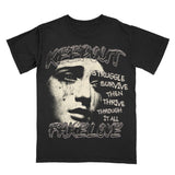 Keep Out Fake Love Tee Shirt - Strive