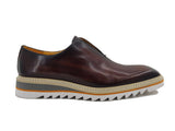 Carrucci Dress Shoes - Laceless Loafer With Contrast Color
