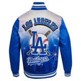 Pro Standard Sublimated Satin Jacket - Los Angeles Dodgers