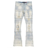 Makobi Big & Tall Denim Jeans - Bianchi Stacked Jeans