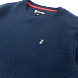 Makobi Big & Tall Sweat Shirt - Beanchi Jacquard Crewneck