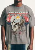 Memory Lane Tee Shirt - Skull Roses