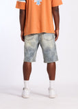 Memory Lane Denim Shorts - Monogram