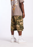 Memory Lane Graffiti Camo Cargo Shorts