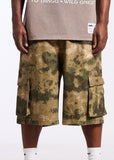 Memory Lane Graffiti Camo Cargo Shorts
