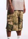 Memory Lane Graffiti Camo Cargo Shorts