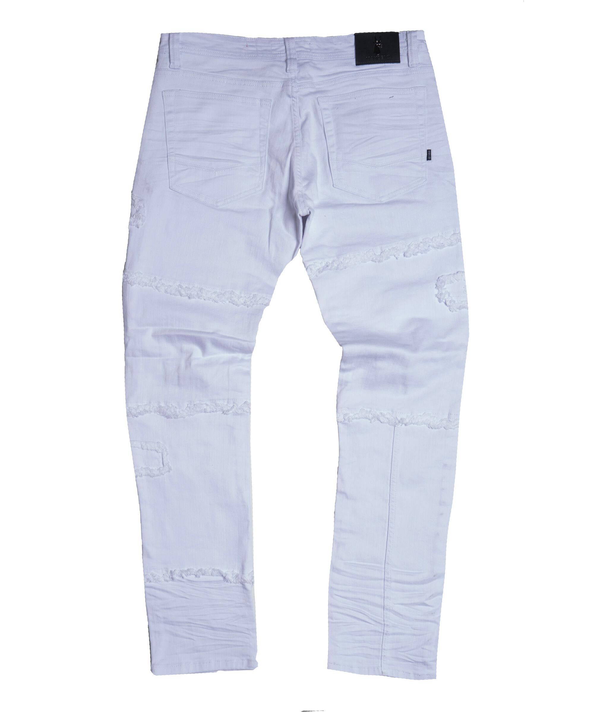 Makobi Denim Jeans - Bergamo Fray Jeans