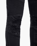 Valabasas Denim Jeans - Mr. Biker - Black Waxed
