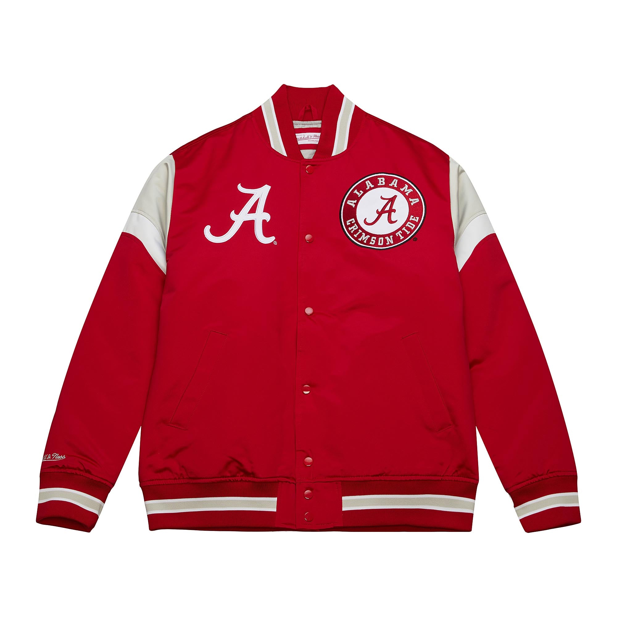 Mitchell & Ness Jacket - Alabama Crimson Tide Satin Jacket