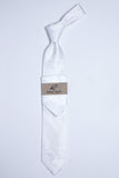 Rossi Man RMR212-7 white tonal-patterned necktie
