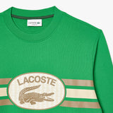 Lacoste Sweatshirt - Monogram Fleece - Green