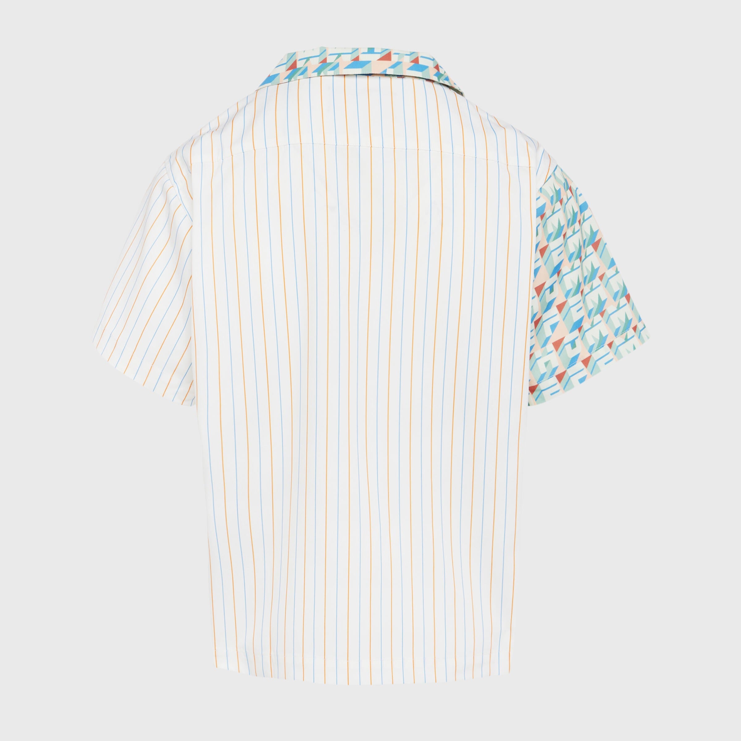 Homme + Femme Button Down Shirt - Hologram Striped