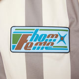 Homme + Femme Button Down Shirt - Paneled Corduroy Striped