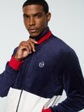 Sergio Tacchini Track Jacket - Foggia Velour Debossed