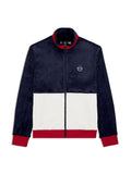 Sergio Tacchini Track Jacket - Foggia Velour Debossed