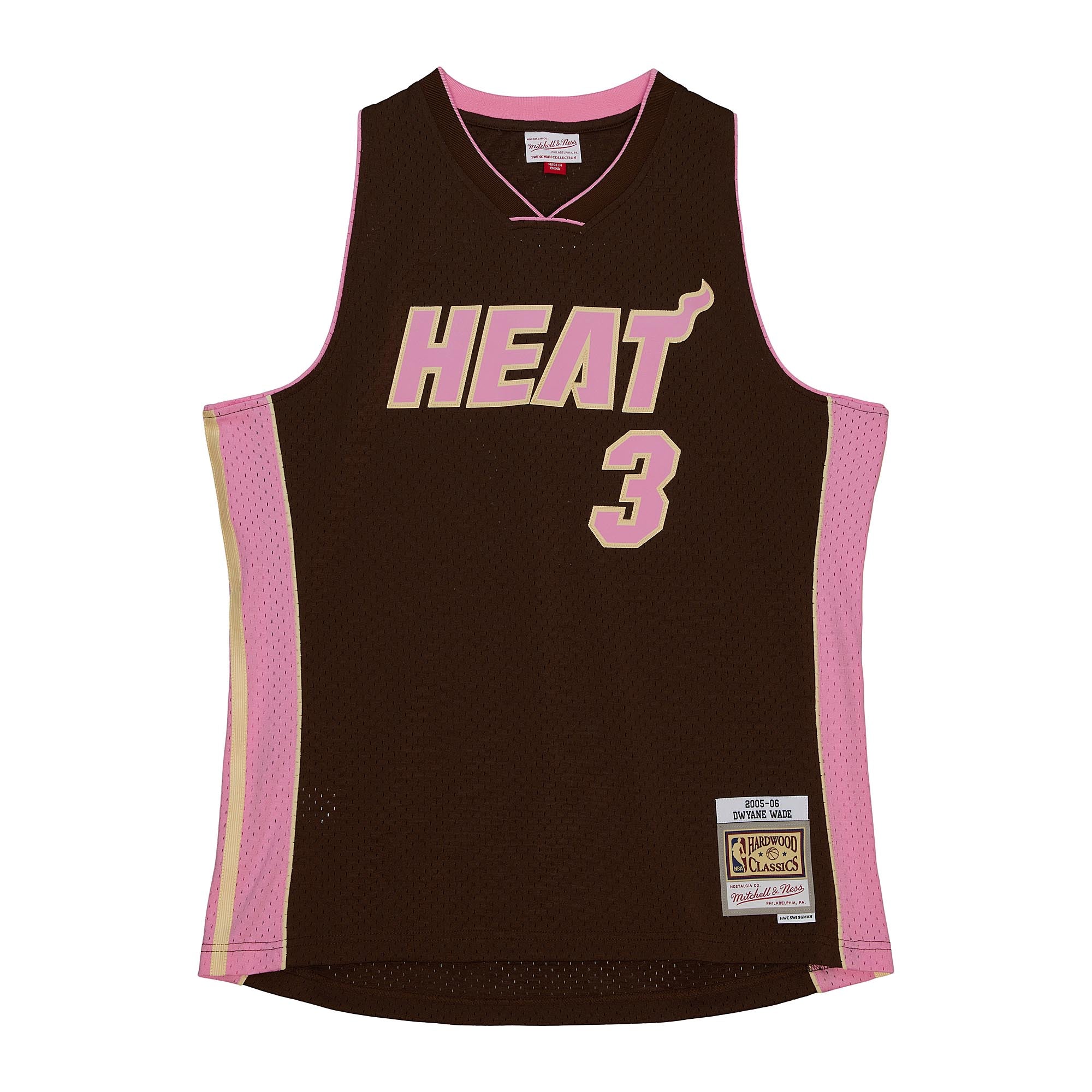 Miami Heat Basketball Court Pink Kids' Basketball Shoes NBA Miami