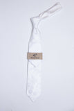 Rossi Man TT370-8 white tonal paisley necktie