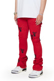 Valabasas Denim Jeans - V-Minimal Super Stacked