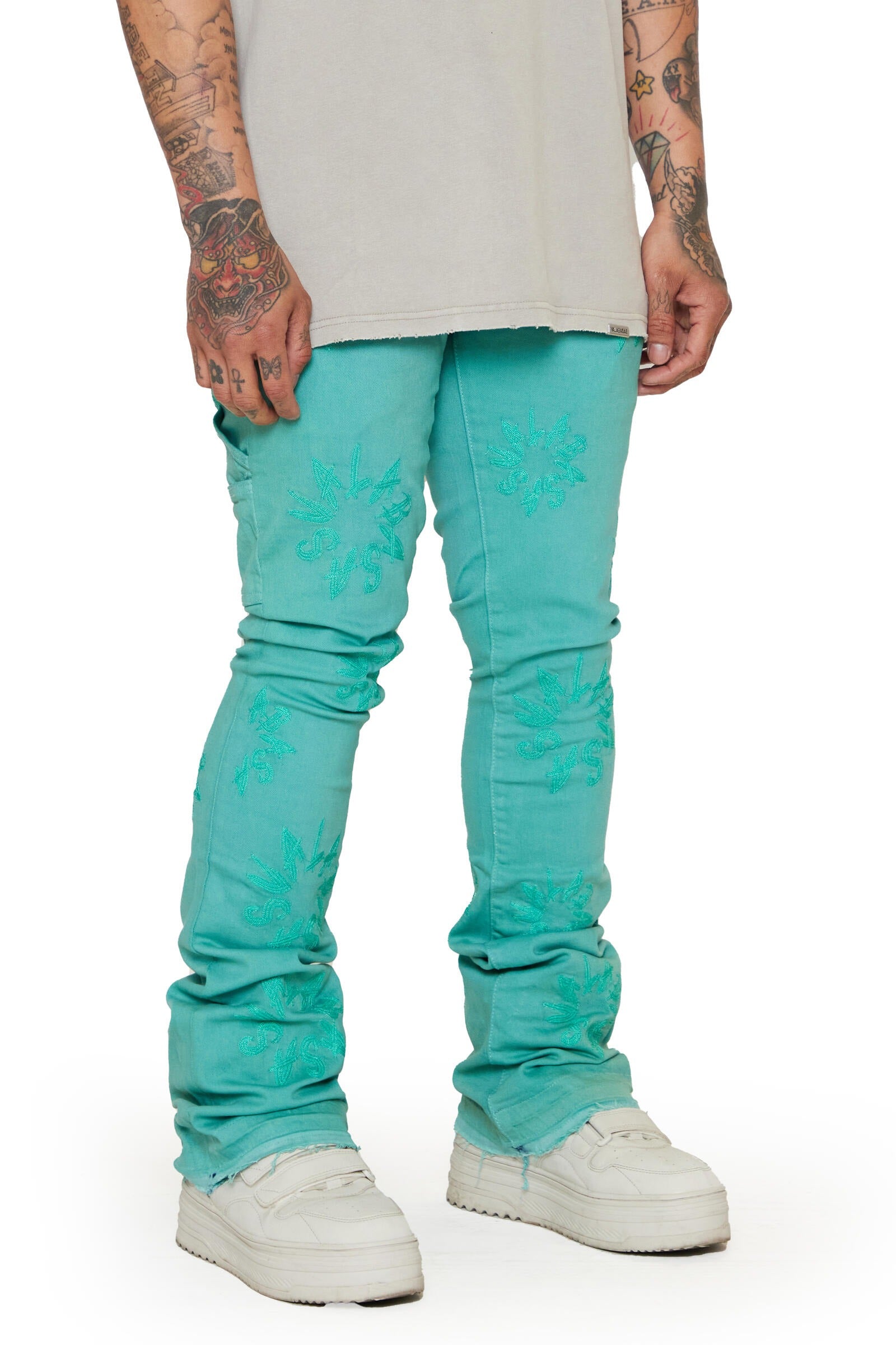 Valabasas Denim Jeans - Art (Lime)