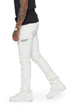 Valabasas Denim Jeans - Mr. Extendo Super Stacked - White