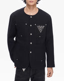 Valabasas Black Woven Button Down Shirt - Atelier