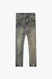 Valabasas Denim Jeans - Mr. Flex Skinny - Brown / Blue