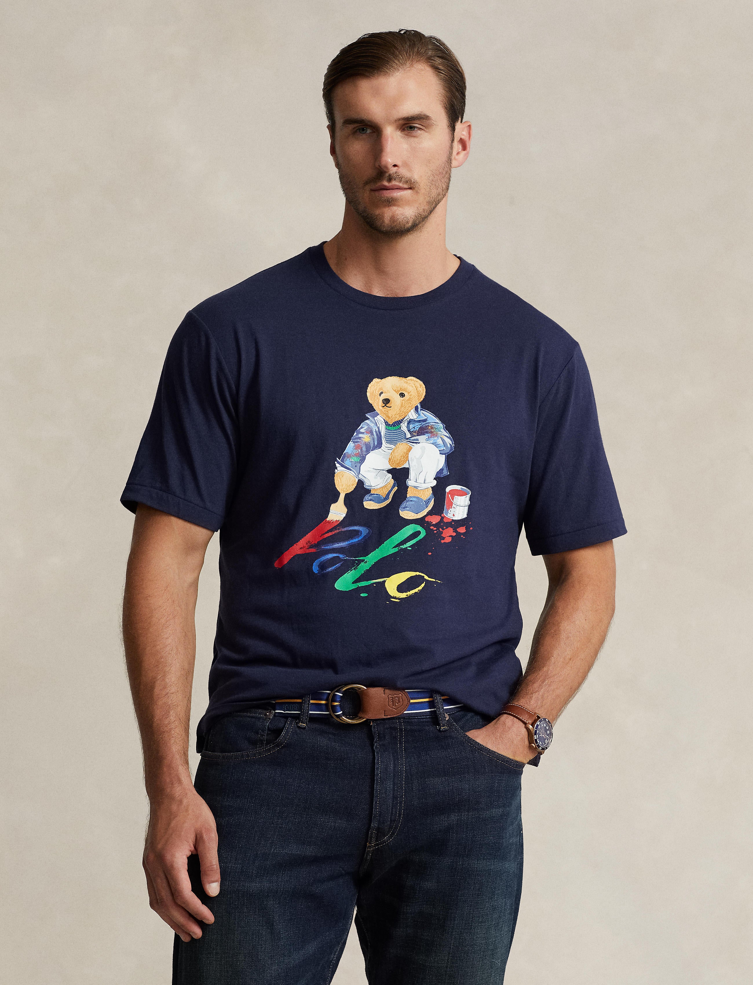 Polo Ralph Lauren Big & Tall Tee Shirt - Bear Tee - Navy –  InStyle-Tuscaloosa