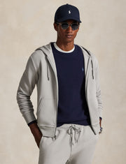 Polo Ralph Lauren Double Knit Full Zip Hoodie - Light Sport Heather