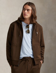 Polo Ralph Lauren Double Knit Hoodie - Brown