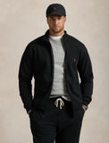 Polo Ralph Lauren Men's Big & Tall Double Knit Track Jacket - Black