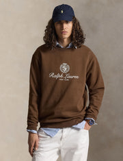 Polo Ralph Lauren Big & Tall Fleece Graphic Sweatshirt - Brown