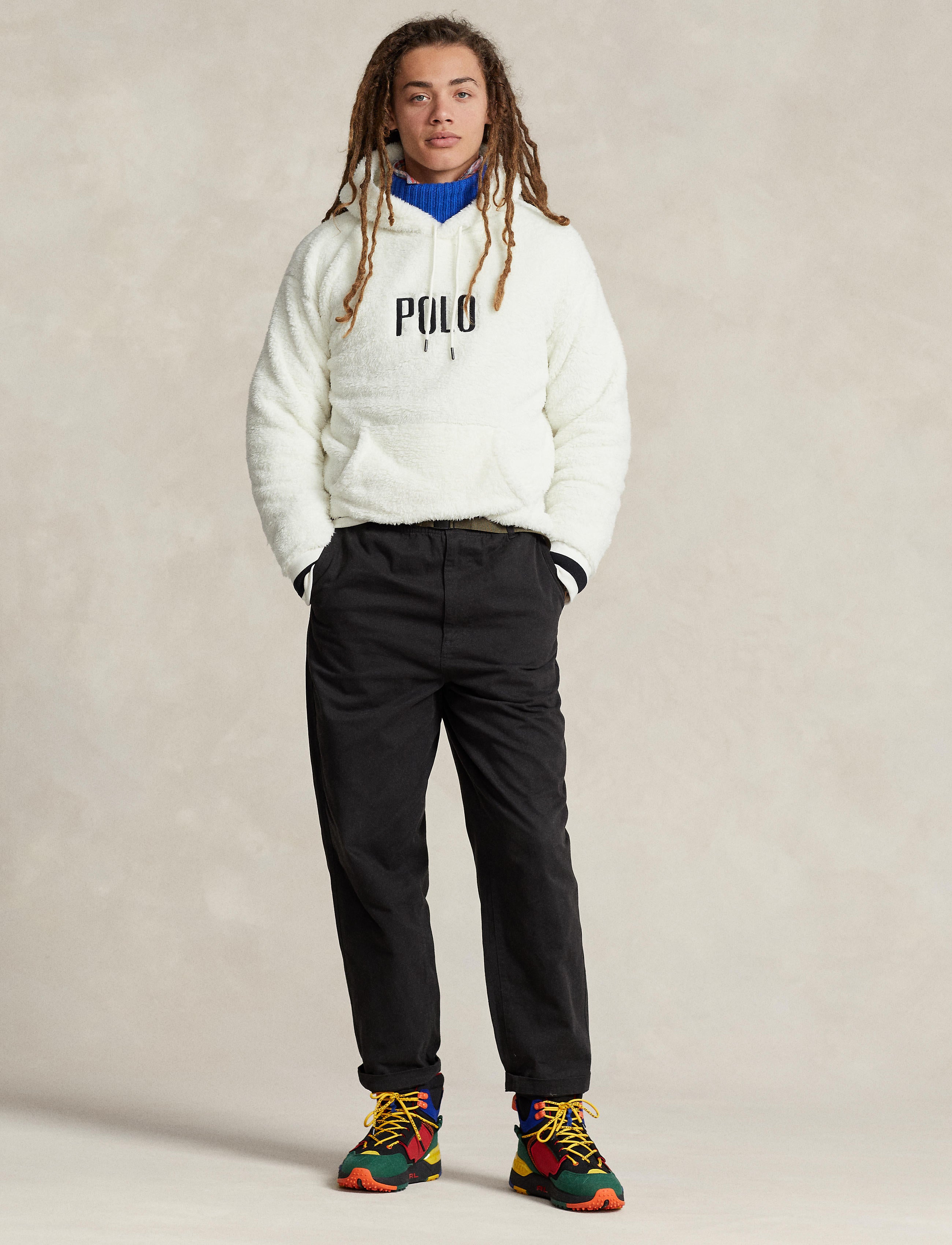 Polo Ralph Lauren Logo Pile Fleece Hoodie