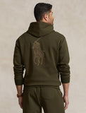 Polo Ralph Lauren Big & Tall Hoodie - Double Knit Tech - Olive