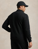 Polo Ralph Lauren Men's Big & Tall Double Knit Track Jacket - Black