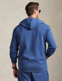Polo Ralph Lauren Big & Tall Double Knit Full Zip Up Hoodie - Blue