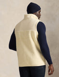 Polo Ralph Lauren Big & Tall Hi Pile Fleece Vest - Cream