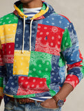 Polo Ralph Lauren Patchwork Print Spa Terry Hoodie