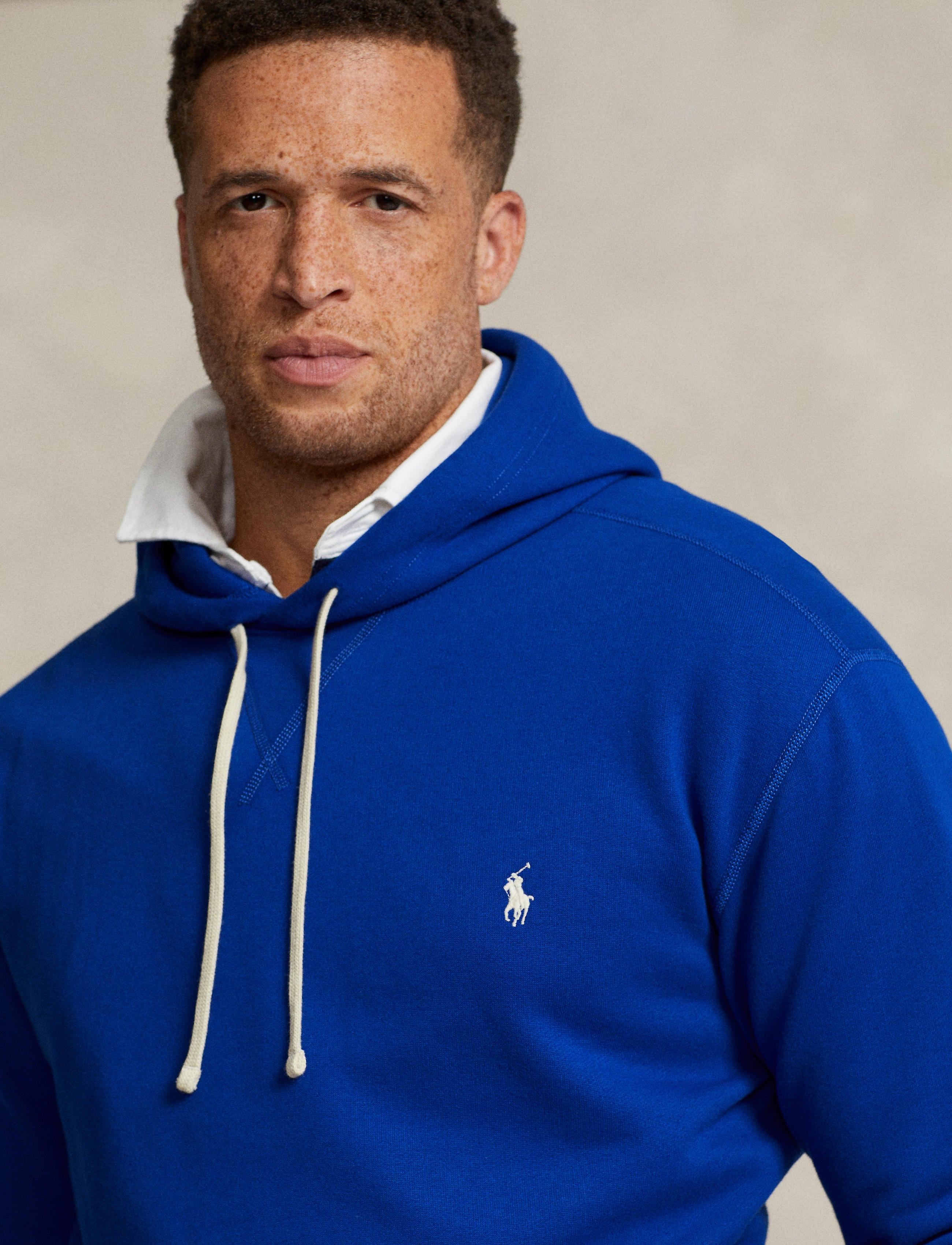 Sudadera Con Capucha Ralph Lauren Polo Sport Fleece Azul Real