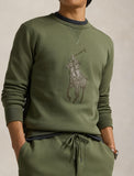 Polo Ralph Lauren Men's Leather Pony Double Knit Sweatshirt