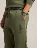 Polo Ralph Lauren Men's  Leather Pony Double Knit Sweatpants