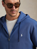 Polo Ralph Lauren Big & Tall Double Knit Full Zip Up Hoodie - Blue