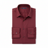 Men's Slim Fit Basic Dress Shirt – Button Cuff