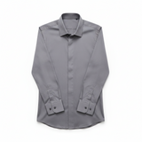 Men's Slim Fit Basic Dress Shirt – Button Cuff