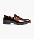 Stacy Adam Dress Shoe - Spratley Moc Toe Saddle Slip On