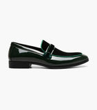 Stacy Adam Dress Shoe - Spratley Moc Toe Saddle Slip On