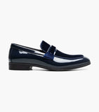 Stacy Adam Dress Shoe - Spratley Moc Toe Saddle Slip On